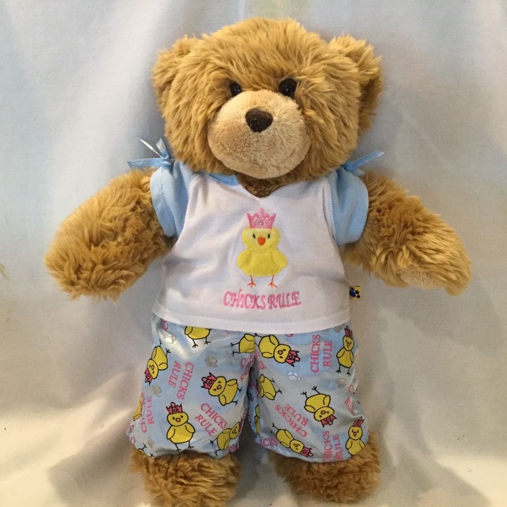 Build-A-Bear Chicks Rule Blue PJ’s Outfit - Excellent Condition